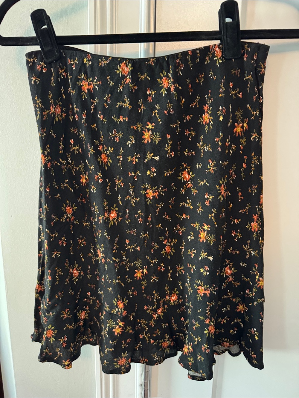 Madewell Floral A-Line Skirt